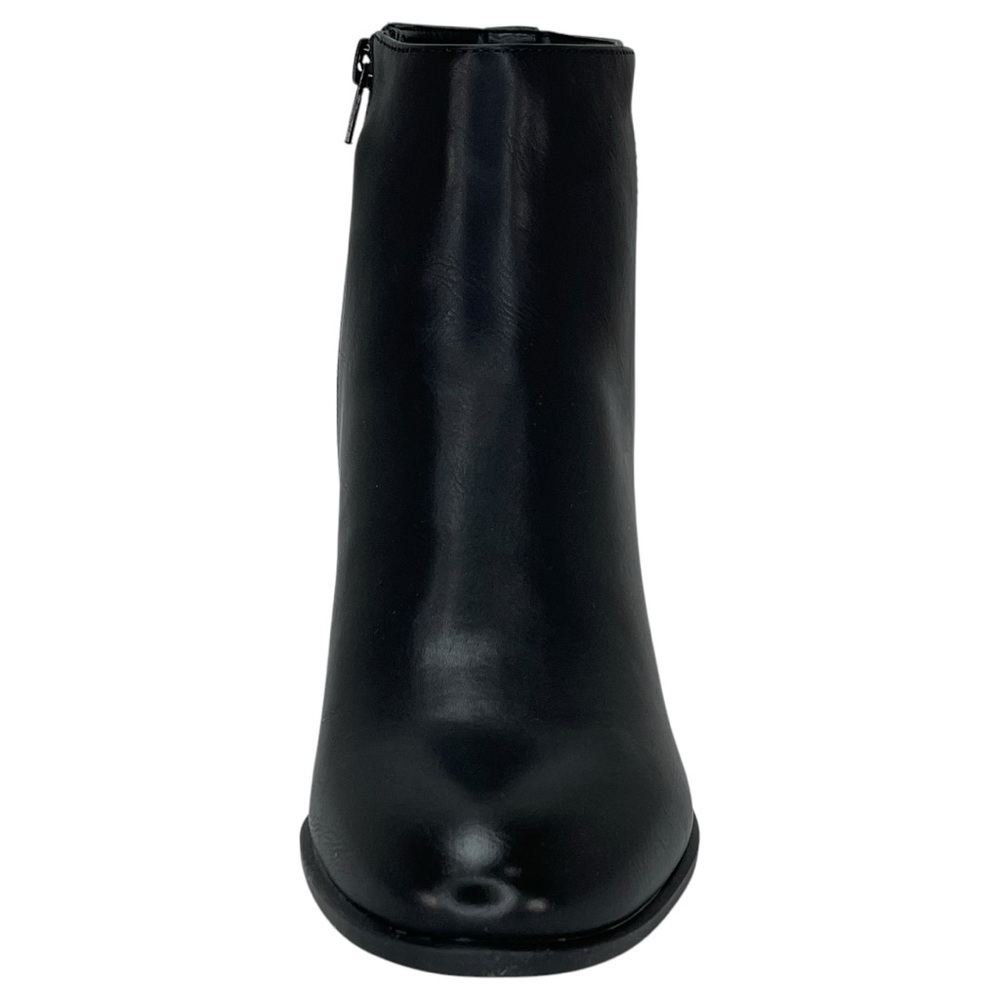 SOUL Naturalizer Rose Black Faux Leather Womens Ankle Boots Size 8.5M - Picture 8 of 13